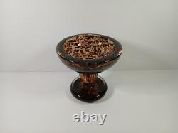 VTG MURANO Glass Tortoise Heavy Bowl Ashtray Artwork MCM Italy Vintage Art Deco