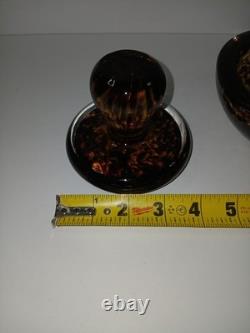 VTG MURANO Glass Tortoise Heavy Bowl Ashtray Artwork MCM Italy Vintage Art Deco