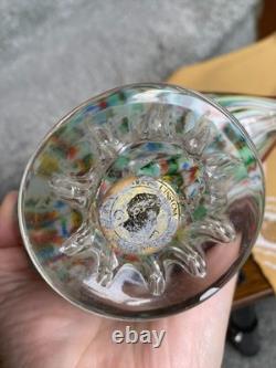 VTG Murano Glass Duck Figurine La Tour d'Argent Paris Galliano Ferro Sticker
