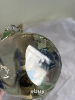 VTG Murano glass COCKATOO Italian ART glass bird MADE IN ITALY 11.5 Sculpture