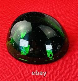 VTG Seguso Murano Sommerso Cactus Glass Ashtray Bowl Italy 1970 Mid Century MCM