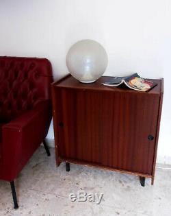 Venini MURANO Glass Globe Table Lamp Mid Century Vintage Italian Design 1970s