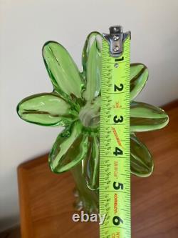 Very Large Vintage Gardenia Hand-Blown Murano Glass Vase, Italy, 1970s
