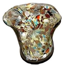 Vintage 1950's MCM Murano Tutti Frutti Hand Blown Art Glass Candy Dish Ash Tray