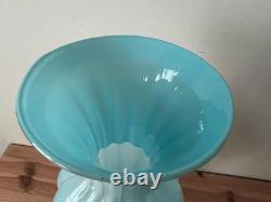 Vintage 1950's Murano Glass Alfredo Barbini Gold Controlled Bubble Large Vase