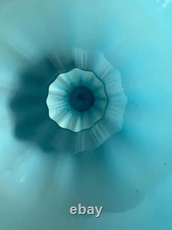 Vintage 1950's Murano Glass Alfredo Barbini Gold Controlled Bubble Large Vase