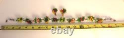 Vintage 1950's Venetian Murano Glass FRUIT SALAD Cluster Necklace & Earrings