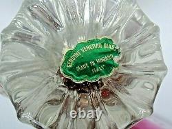 Vintage 1950's with Murano label Seguso gold dust bullicante glass pheasant bird