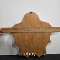 Vintage 1950s Murano Glass Venetian Mirror Italian Hand-Blown Vanity Wall Deco