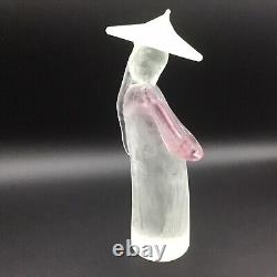 Vintage 1960s Modernist Murano Glass Figure Chinese Man Seguso attributed