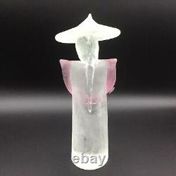 Vintage 1960s Modernist Murano Glass Figure Chinese Man Seguso attributed