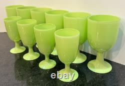 Vintage 1960s Murano Empoli Carlo Moretti Cased Green Glassware