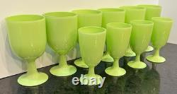 Vintage 1960s Murano Empoli Carlo Moretti Cased Green Glassware
