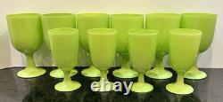 Vintage 1960s Murano Empoli Carlo Moretti Cased Green Glassware