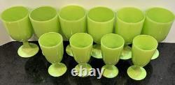 Vintage 1960s Murano Empoli Carlo Moretti Cased Green Glassware