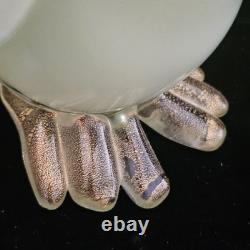 Vintage 1960s Murano Glass 14.5 DUCK Gold Flake Beak/ Feet Glass