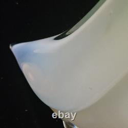 Vintage 1960s Murano Glass 14.5 DUCK Gold Flake Beak/ Feet Glass