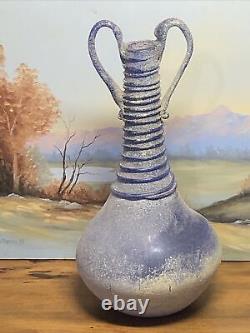 Vintage 1960s Seguso Scavo Style Murano Glass 15 Vases