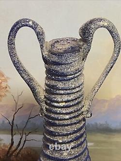 Vintage 1960s Seguso Scavo Style Murano Glass 15 Vases
