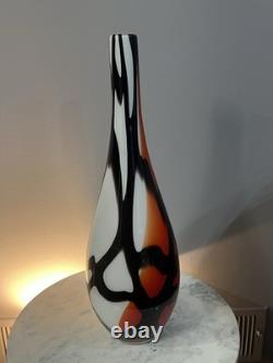 Vintage 1970s Italian Murano glass vase 22