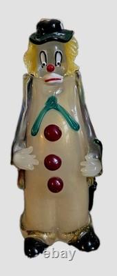 Vintage 1994 Authentic Murano Glass Venice Italy Hand Blown Filled WithGold Flecks