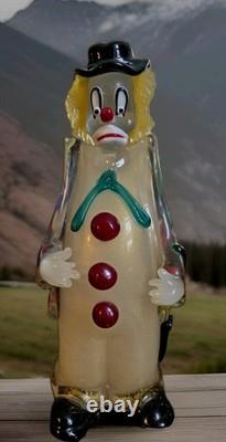 Vintage 1994 Authentic Murano Glass Venice Italy Hand Blown Filled WithGold Flecks