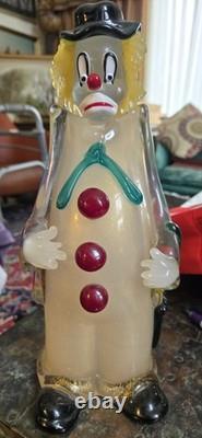 Vintage 1994 Authentic Murano Glass Venice Italy Hand Blown Filled WithGold Flecks