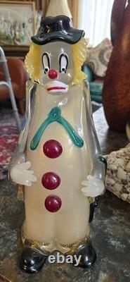 Vintage 1994 Authentic Murano Glass Venice Italy Hand Blown Filled WithGold Flecks