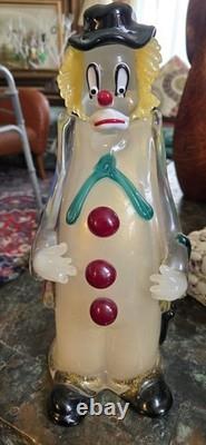 Vintage 1994 Authentic Murano Glass Venice Italy Hand Blown Filled WithGold Flecks