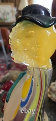 Vintage 1994 Authentic Murano Glass Venice Italy Hand Blown Filled WithGold Flecks