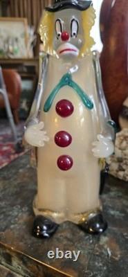 Vintage 1994 Authentic Murano Glass Venice Italy Hand Blown Filled WithGold Flecks