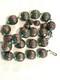 Vintage 50'S VENETIAN MURANO MORETTI MILLEFIORI GLASS BEAD BEADED NECKLACE 17