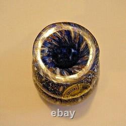 Vintage 70s Bucella Crystalli Murano Italian Millefiori Art Glass Miniature Vase