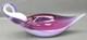 Vintage 70s Renato Anatra Murano Italy Alexandrite Glass Swan Figurine Sculpture