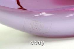 Vintage 70s Renato Anatra Murano Italy Alexandrite Glass Swan Figurine Sculpture