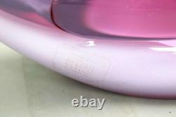 Vintage 70s Renato Anatra Murano Italy Alexandrite Glass Swan Figurine Sculpture