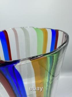 Vintage Adriano Dalla Valentina for Oggetti Signed Murano Glass Vase c. 1999