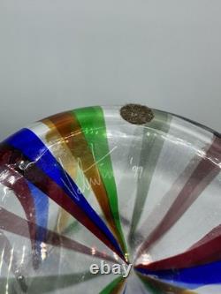 Vintage Adriano Dalla Valentina for Oggetti Signed Murano Glass Vase c. 1999