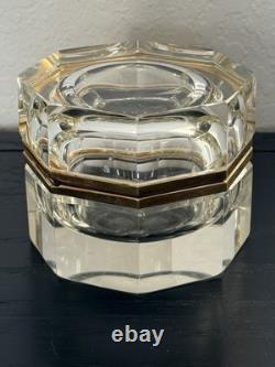 Vintage Alessandro Mandruzzato Clear Sommerso Glass Box