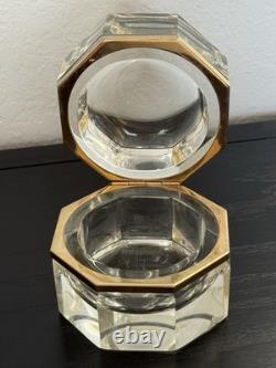 Vintage Alessandro Mandruzzato Clear Sommerso Glass Box