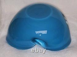 Vintage Alfredo Barbini Murano Blue, Gold Adventurine Glass Bowl, or Ashtray MCM