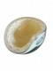 Vintage Alfredo Barbini Murano Glass Bowl Bullicante Gold Dust White Italian 7