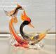 Vintage Alfredo Barbini Murano Italian Art Glass Bird Of Paradise Rare