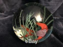 Vintage Alluring Murano Art Glass Fish Aquarium Paperweight by Fratelli Toso