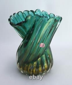 Vintage Archimede Seguso Murano Glass Vase