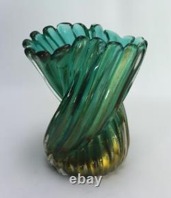Vintage Archimede Seguso Murano Glass Vase