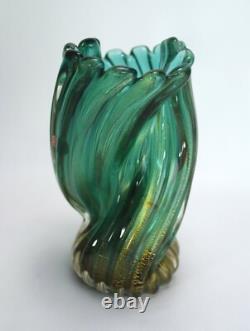 Vintage Archimede Seguso Murano Glass Vase