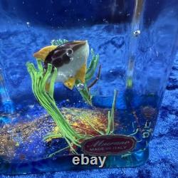 Vintage Authentic Murano Glass Fish Aquarium 3 Cube, Handcrafted Made in Italy Vintage Authentic Murano Glass Fish Aquarium 3 Cube, Handcrafted Made in Italy