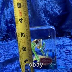 Vintage Authentic Murano Glass Fish Aquarium 3 Cube, Handcrafted Made in Italy Vintage Authentic Murano Glass Fish Aquarium 3 Cube, Handcrafted Made in Italy