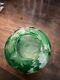 Vintage Carlo Moretti Green And White Marbled Murano Glass Bowl